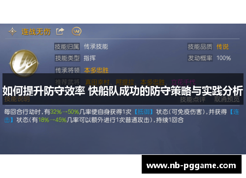 如何提升防守效率 快船队成功的防守策略与实践分析